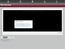 Tablet Screenshot of maxsinoway.com